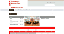 Desktop Screenshot of amsterdam.raadsinformatie.nl