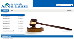 Desktop Screenshot of aaenhunze.raadsinformatie.nl